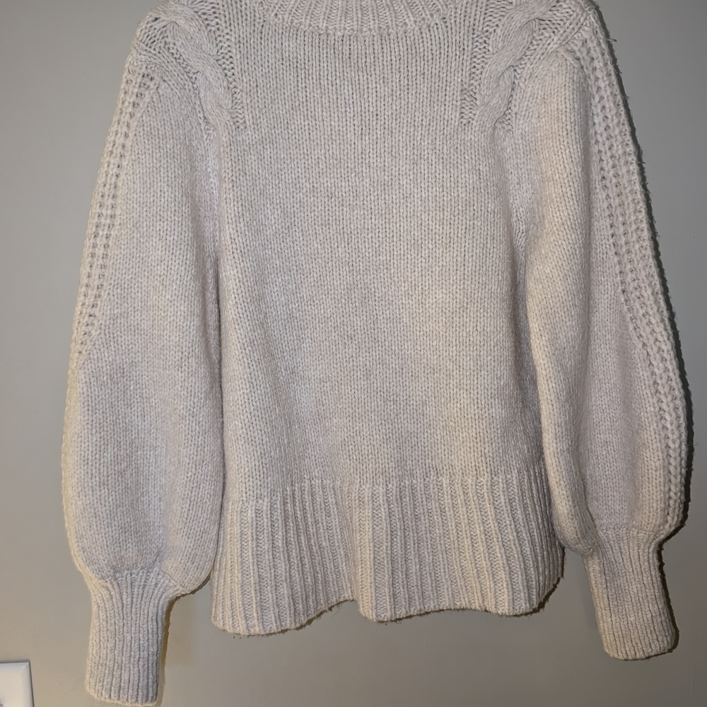 Maeve Women's Cream Cowl Neck Sweater